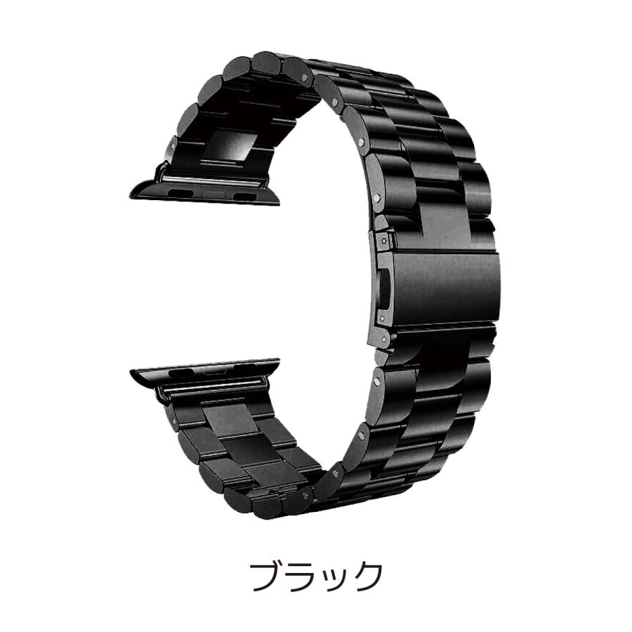 母の日 2025 アップルウォッチ ベルト メンズ バンド ブラック