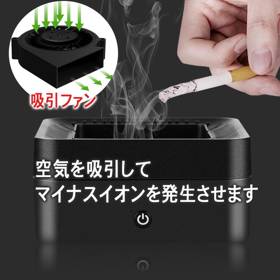 灰皿 卓上 空気清浄機 Usb 充電式 吸引 マイナスイオン 煙吸引器 灰皿 けむり吸引 副流煙 煙草 Ws55 World Select 通販 Yahoo ショッピング