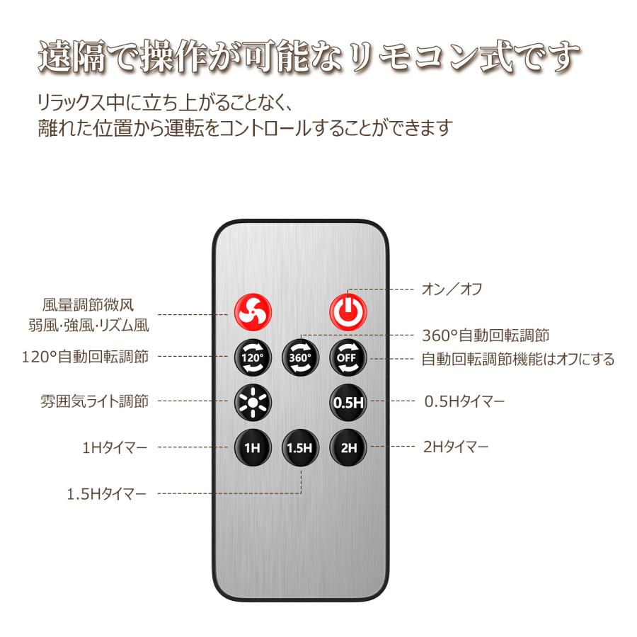 卓上扇風機 扇風機 首振り扇風機 リモコン付き 充電式 クリップ型 静音 急速充電 超静音 大風量 送風機 節電 熱中症対策 ファン 節電 超PayPay祭 プレゼント｜world2100｜15