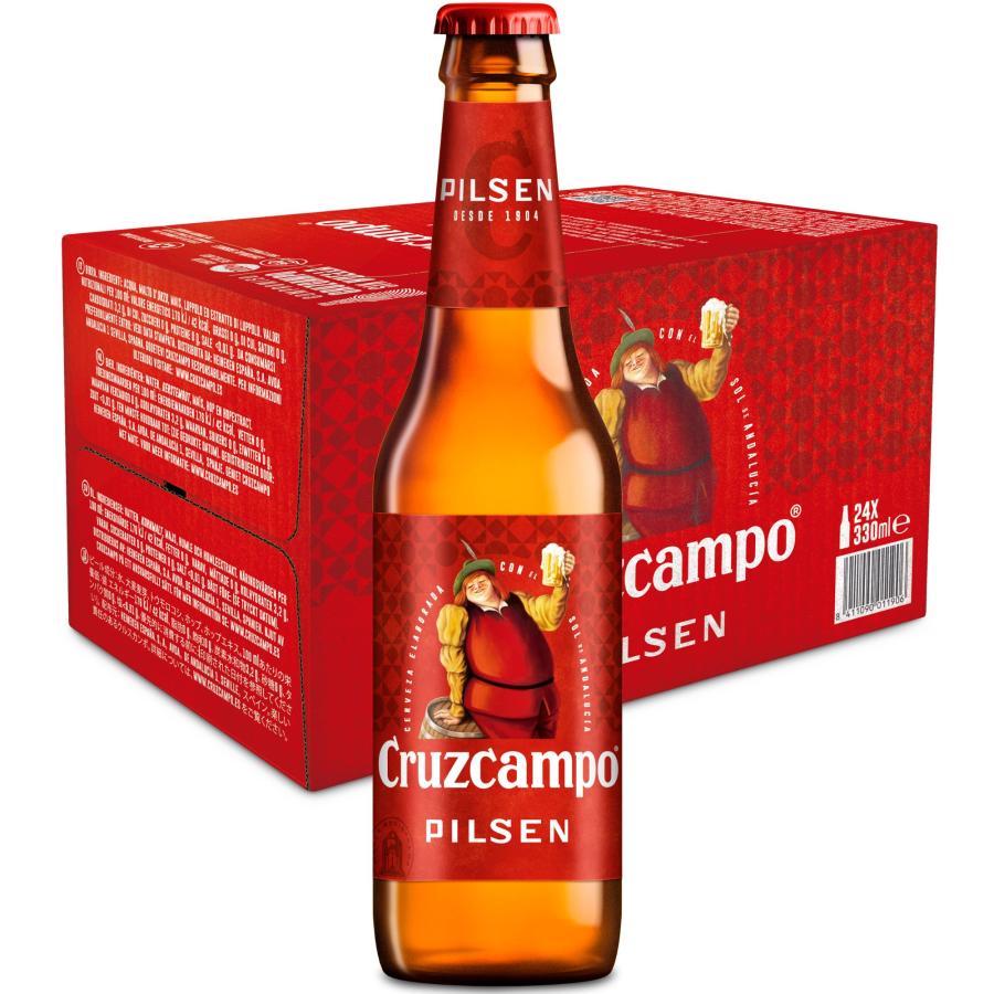 Cruzcampo（クルスカンポ） 賞味期限 2026/10/28 ビール 330ml 24本 瓶