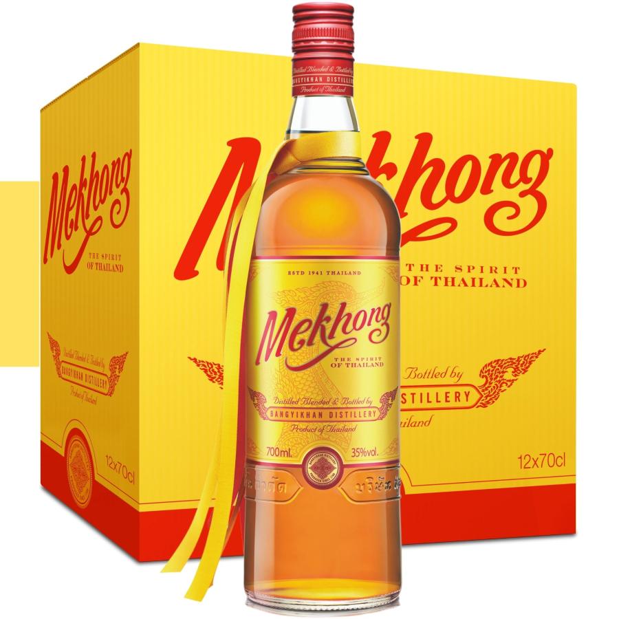 700ml×12本 タイ ラム酒 メコン　スピリッツ　ラム　Mekhong メコン スピリッツ 700ml 12本 瓶 タイ 正規輸入品 海外 ギフト