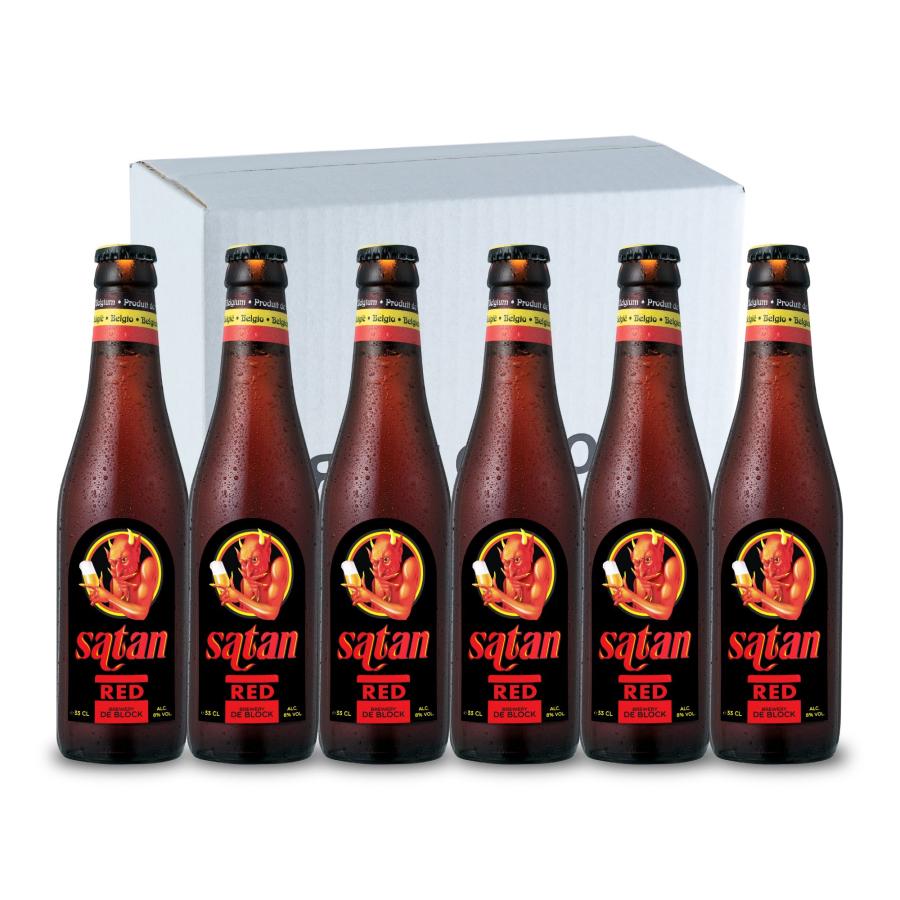 satan サタン レッド 6本BOX ビール 330ml 6本 瓶 ベルギー ベルギー
