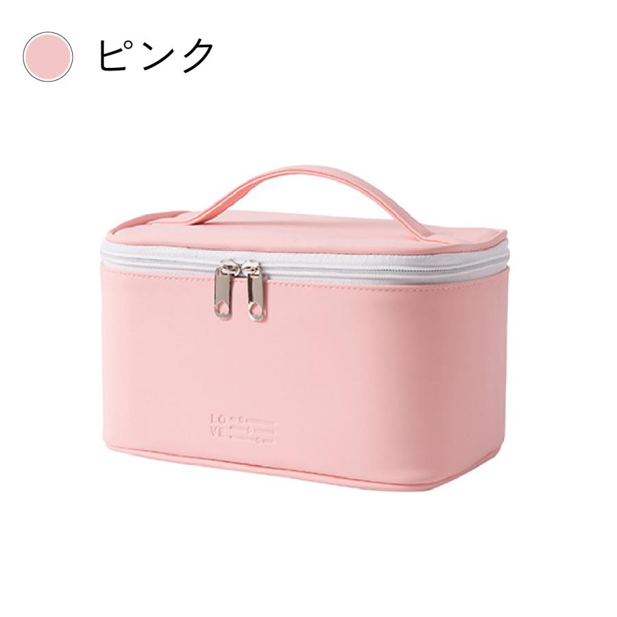 バニティポーチ 大容量 化粧ポーチ 自立 メイク コスメポーチ 大きい