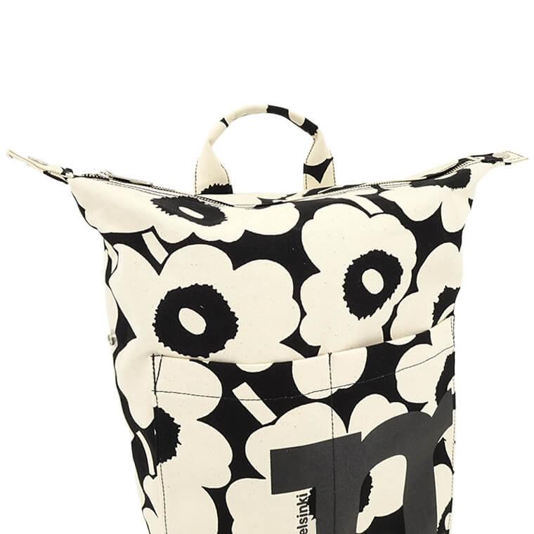 マリメッコ marimekko レディース バックパック MONO BACKPACK UNIKKO 092195 BLACK COTTON ブラック コットン 908 25aw