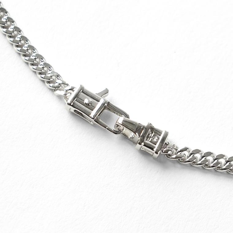 トムウッド TOM WOOD レディース メンズ ネックレス CURB CHAIN M 100264 シルバー 26ssの画像