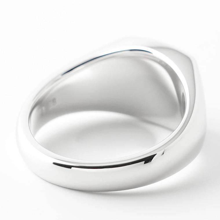 TOM WOOD（トムウッド） メンズ リング KAY RING BLACK LARVIKITE