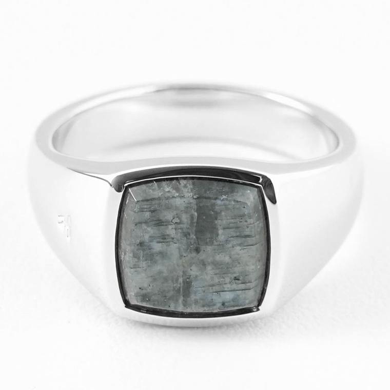 TOM WOOD（トムウッド） メンズ リング KAY RING LARVIKITE 101505