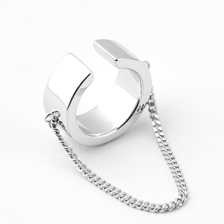 PayPay最大12% トムウッド TOM WOOD レディース イヤーカフ ID EAR CUFF CHAIN 101592 シルバー 26ssの画像