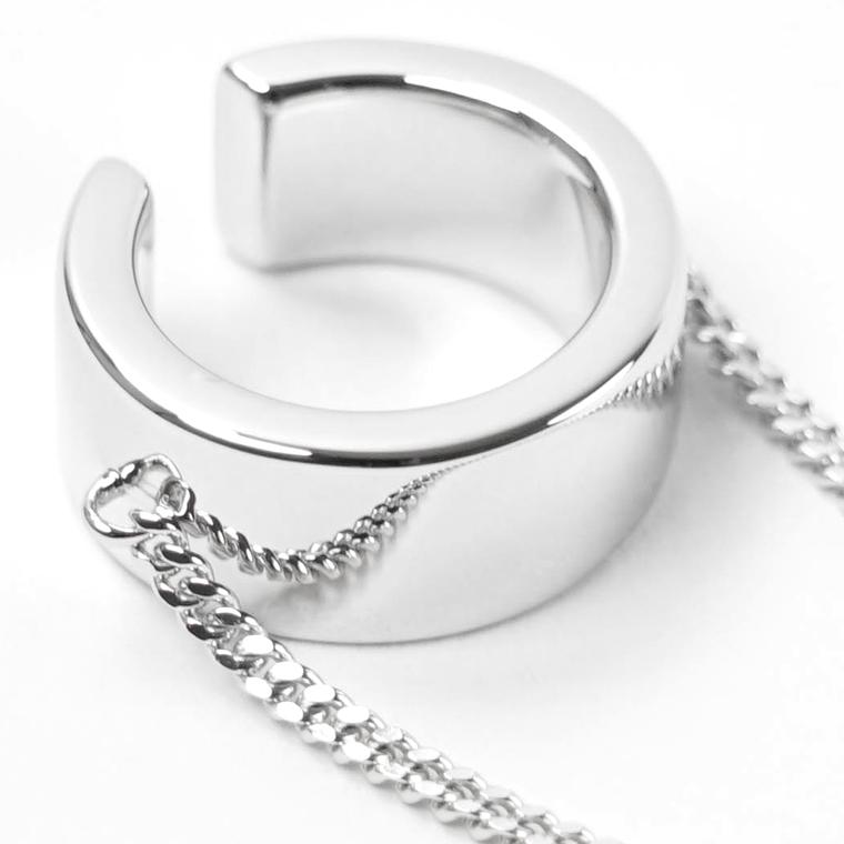 PayPay最大12% トムウッド TOM WOOD レディース イヤーカフ ID EAR CUFF CHAIN 101592 シルバー 26ssの画像
