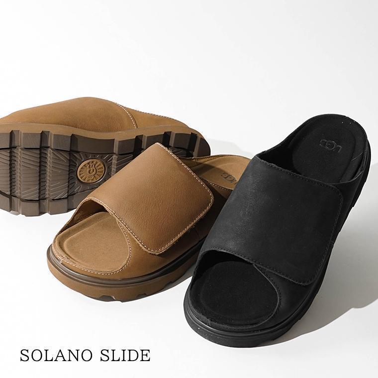 UGG（アグ） メンズ サンダル SOLANO SLIDE 1167651 ブラック BLACK