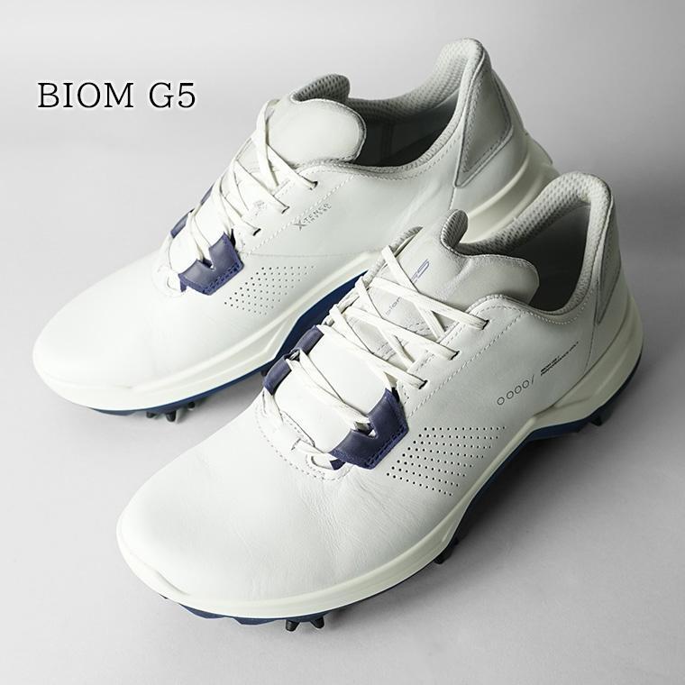 ecco（エコー） メンズ ゴルフシューズ BIOM G5 152314 WHITE BLUE