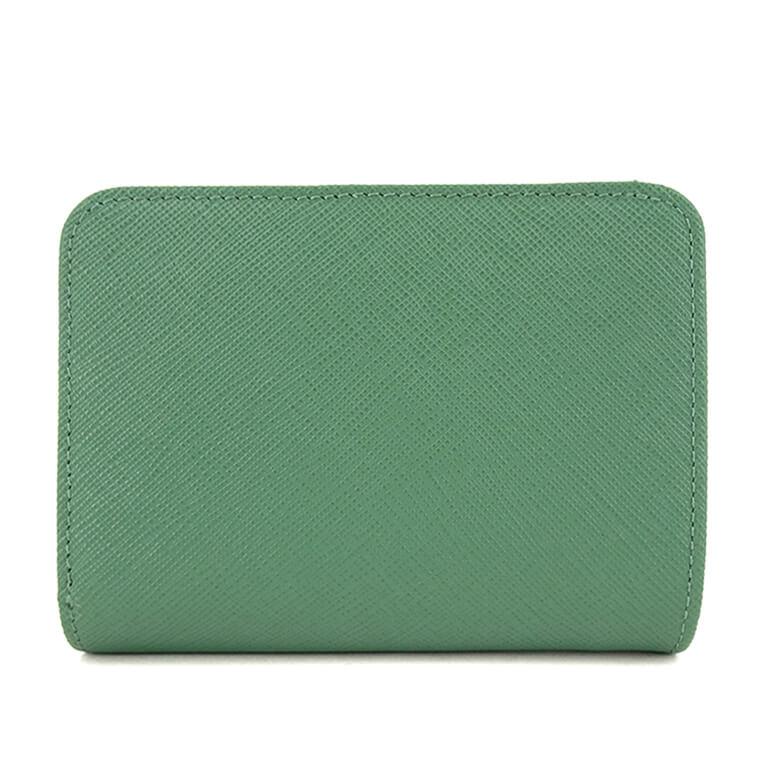 希少 PRADA プラダ 長財布 がま口 グリーン PRADA プラダ レディース 2つ折り財布 SAFFIANO TAB 1ML018 2DYG