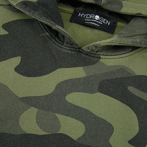 HYDROGEN（ハイドロゲン） 完売御礼 メンズ パーカー CAMO HOODIE