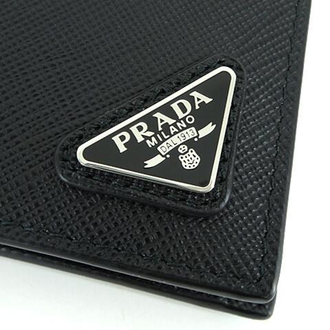 PRADA（プラダ） 完売御礼 メンズ 2つ折り財布 サイフ SAFFIANO TRIANG