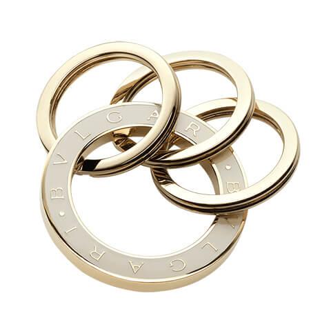 BVLGARI（ブルガリ） 完売御礼 ユニセックス キーリング 35277 WHITE