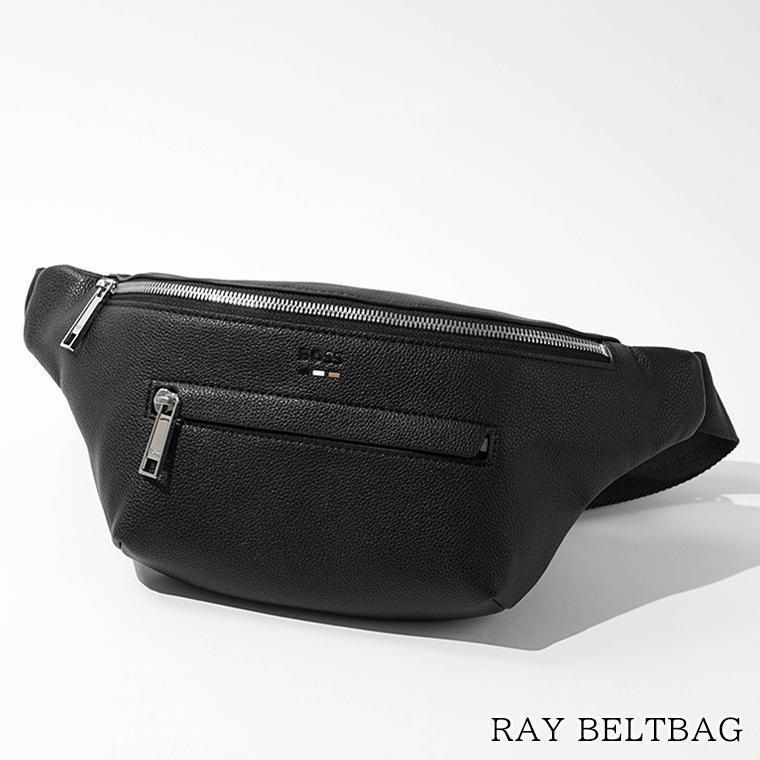 【未使用品】ヒューゴボス RAY ベルトバッグ ボディバッグ ウエストポーチ 黒 HUGO BOSS（ヒューゴ・ボス） FINAL SALE メンズ ベルトバッグ RAY