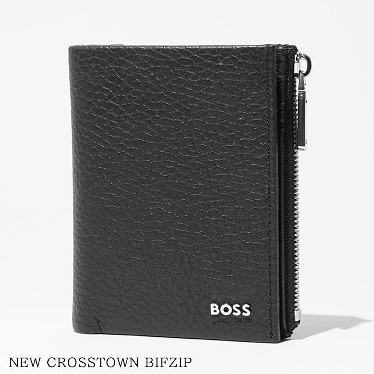 新品 ♡ HUGO BOSS（ヒューゴボス）ブラック 二つ折り財布 HUGO BOSS（ヒューゴ・ボス） PayPay最大14% メンズ 2つ折り財布 NEW