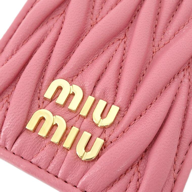 miu ミュウミュウ MIU レディース カードケース MATELASSE miu ミュウミュウ MIU レディース カードケース MATELASSE