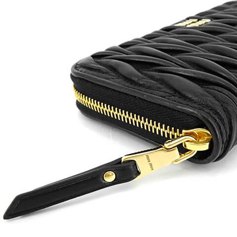 miu ミュウミュウ MIU レディース 長財布 サイフ MATELASSE