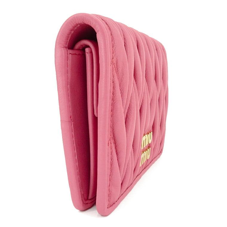 激安セール】1000円OFF対象 ミュウミュウ MIU 2FPP F0002 MIU MATELASSE ミュウミュウ MIUMIU 小銭入れ コインケース ブランド 5MB006 2FPP F0002 NERO ブラック mini-01 gsw-2
