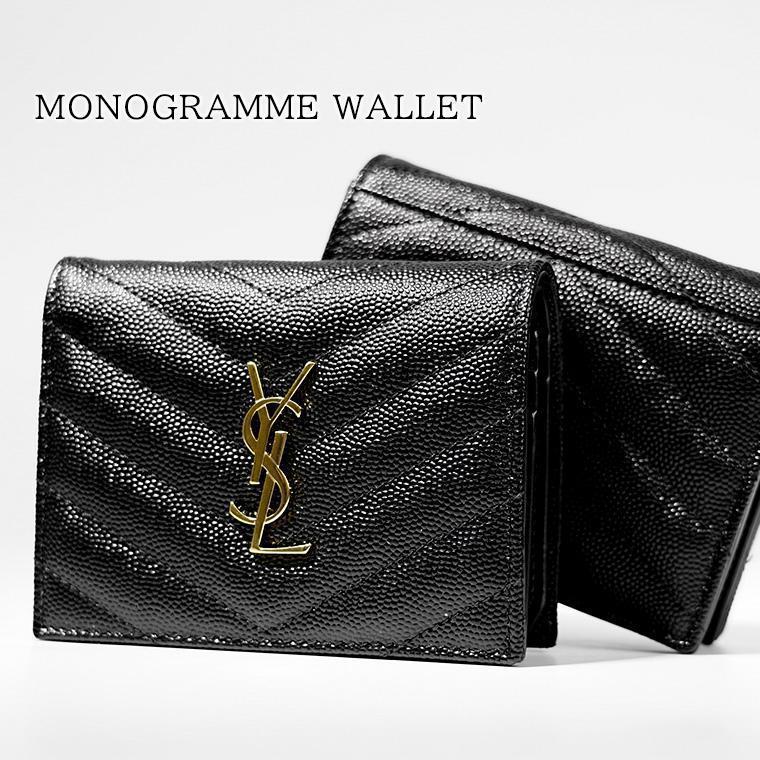 SAINT LAURENT サンローラン レディース 2つ折り財布 MONOGRAMME