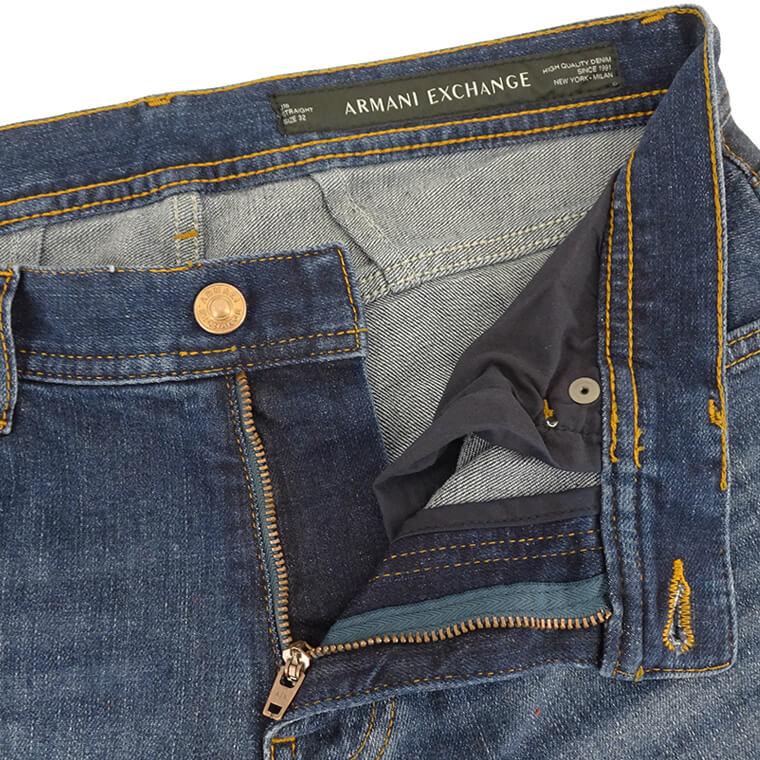 アルマーニ エクスチェンジ ARMANI EXCHANGE メンズ ジーンズ 6RZJ16 Z1YJZ INDIGO DENIM ウォッシュブルー 1500｜worldclub｜06