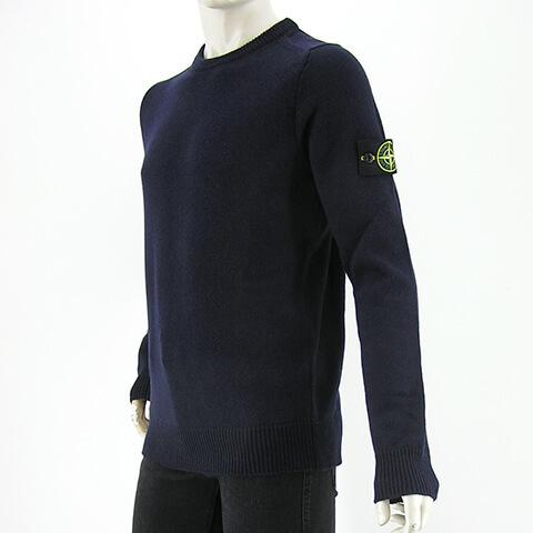 ストーンアイランド ライトクルーネックニット ネイビー　XXL STONE ISLAND（ストーン アイランド） クルーネックニット 534D2