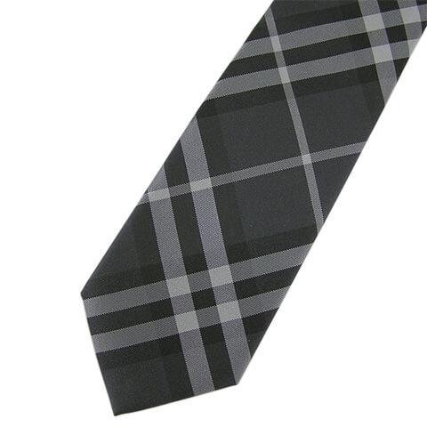 PayPay最大12% 1000円OFF対象 バーバリー BURBERRY London England メンズ ネクタイ 8017265 CHARCOAL A1208 チャコール 24ss｜worldclub｜04