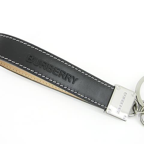BURBERRY バーバリー キーホルダー 未使用 新品 非売品 記念品 バーバリー キーリング ブラック×ゴールド 未使用品 キーホルダー