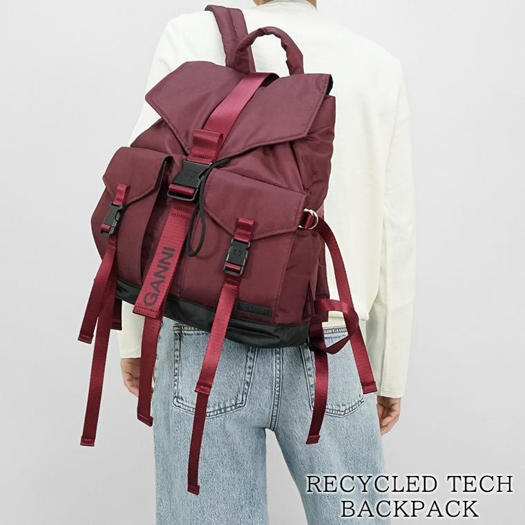 GANNI（ガニー） レディース メンズ バックパック RECYCLED TECH