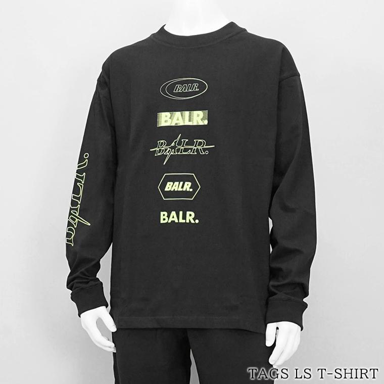 BALR.（ボーラー） メンズ 長袖Tシャツ TAGS LS T SHIRT B1112 1298