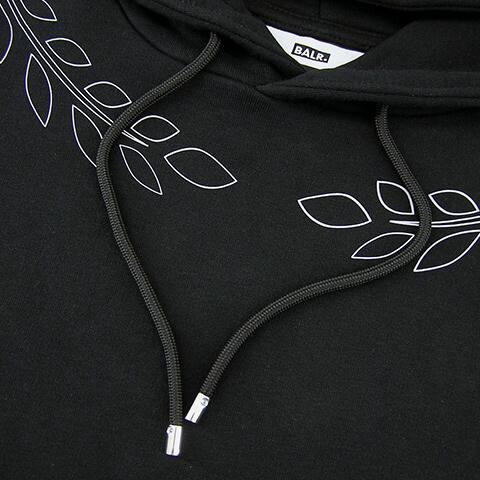 PayPay最大12% 500円OFF対象 ボーラー BALR. メンズ パーカー OLAF STRAIGHT REFLECTIVE WREATH HOODIE B1261 1013 ブラック JET BLACK セール｜worldclub｜06