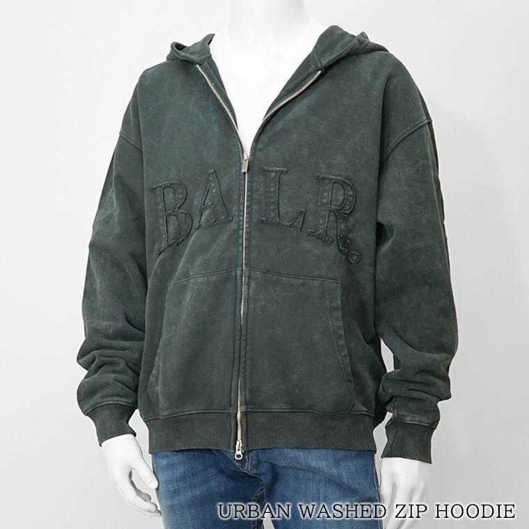 BALR.（ボーラー） メンズ ジップアップパーカー URBAN WASHED ZIP