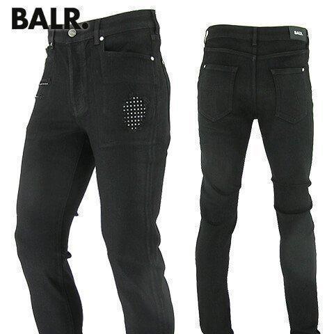 BALR. ボーラー メンズ ジーンズ TREVOR SKINNY COATED STUDS DENIM 