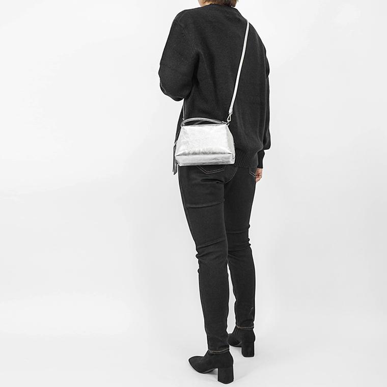 GIANNI CHIARINI ALIFA M シルバー ショルダーバッグ GIANNI CHIARINI ジャンニキアリーニ ショルダーバッグ ALIFA M