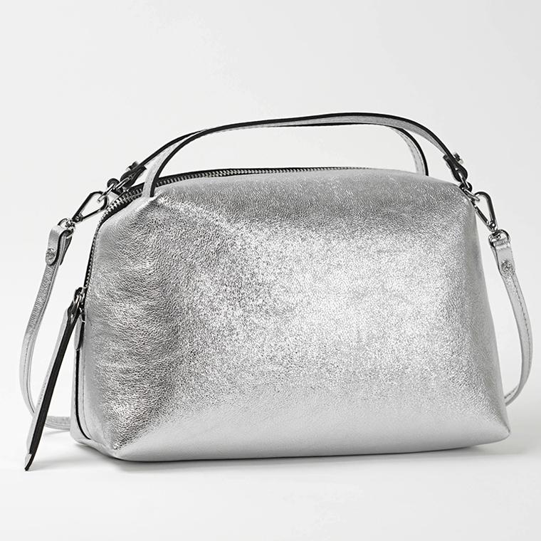 GIANNI CHIARINI シルバーショルダーバッグ GIANNI CHIARINI（ジャンニ キアリーニ） レディース ショルダーバッグ