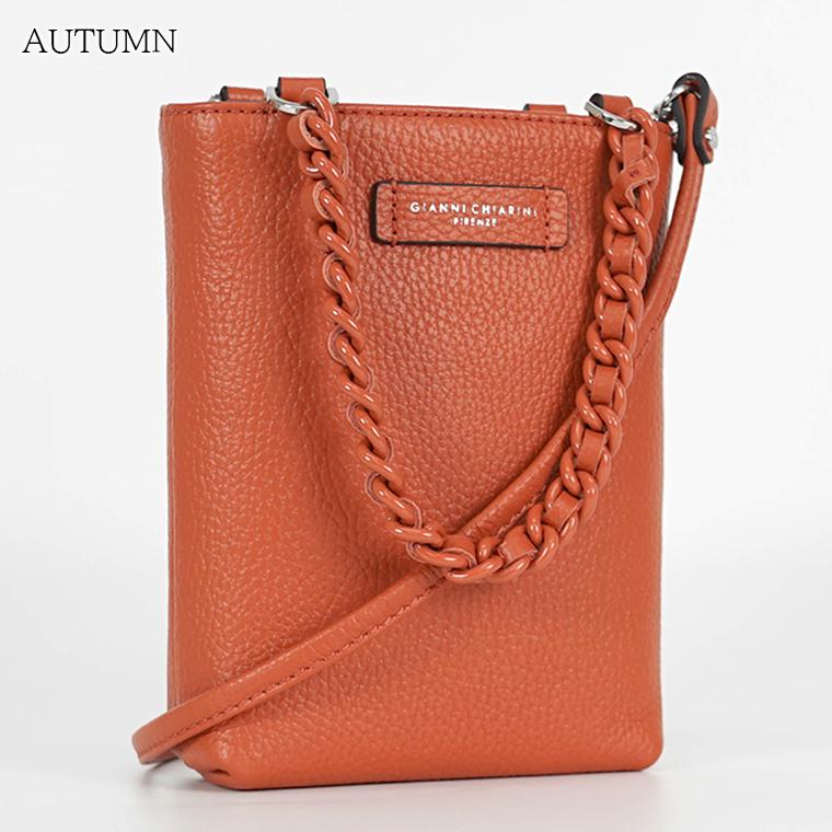 ジャンニ キアリーニ ショルダーバッグ CAMILLA DOVE ブラウン