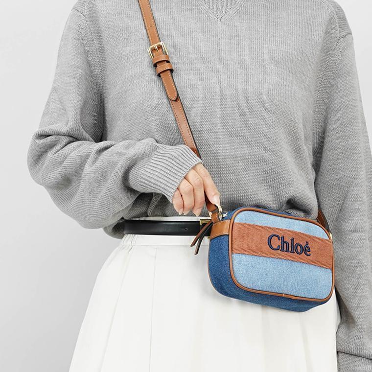 Chloe（クロエ） Chloe KIDS キッズ ショルダーバッグ CHC20276 DENIM