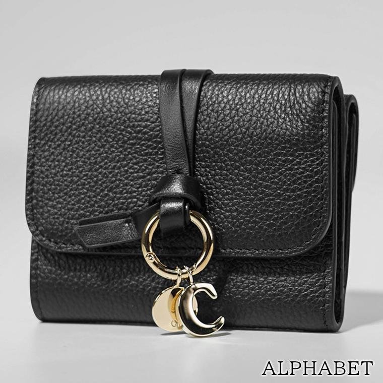 Chloe（クロエ） レディース 3つ折財布 ALPHABET CHC21WP945F57 BLACK