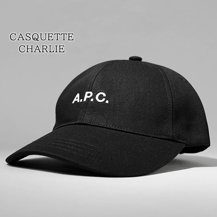 APC アーペーセー キャップ 新品未使用 黒 男女兼用 A.P.C.（アーペーセー） メンズ レディース キャップ CASQUETTE