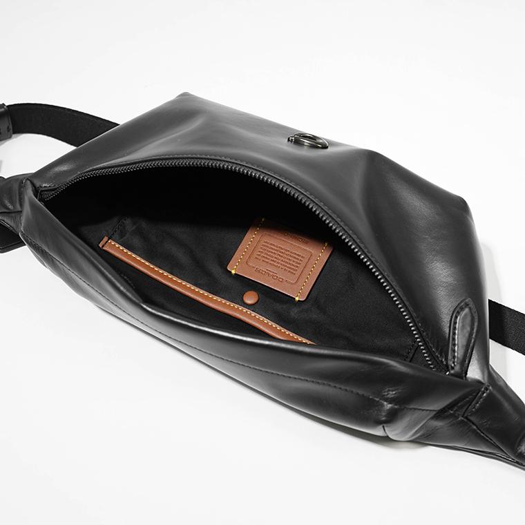 COACH コーチ メンズ ベルトバッグ HALL BELT BAG CU103 BLK COACH コーチ メンズ ベルトバッグ HALL BELT BAG CU103 BLK