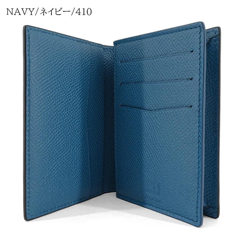 完売御礼 ダンヒル dunhill メンズ カードケース CADOGAN BUSINESS CARD CASE DU18F2470CA BLACK ブラック 001 NAVY ネイビー 410 23aw｜worldclub｜05