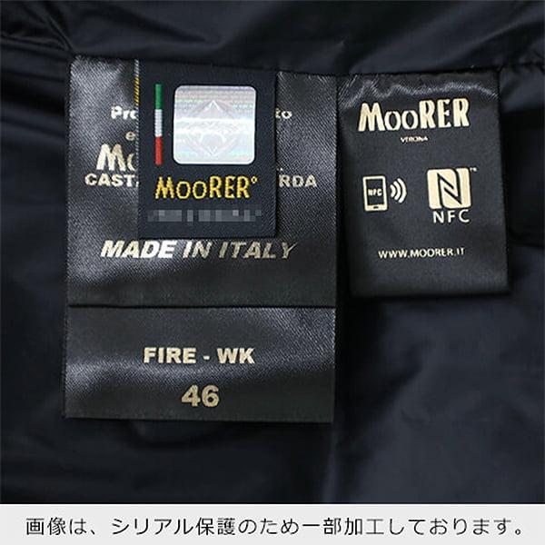 ムーレー MOORER FIRE-WK ダウンベスト25AW ／ダークネイビー MOORER（ムーレー） メンズ ダウンベスト FIRE WK ネイビー BLU 25aw
