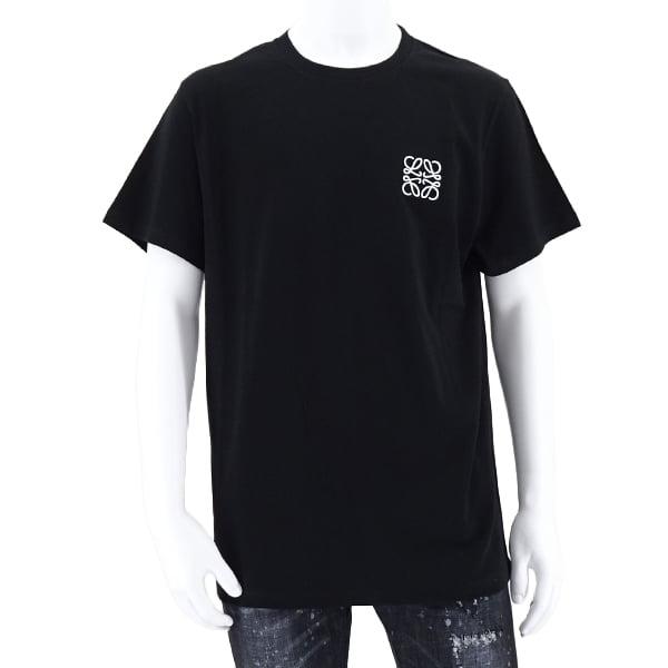 完売御礼 ロエベ LOEWE メンズ Tシャツ ANAGRAM T SHIRT H526Y22J26 BLACK ブラック 1100 2223aw  セール