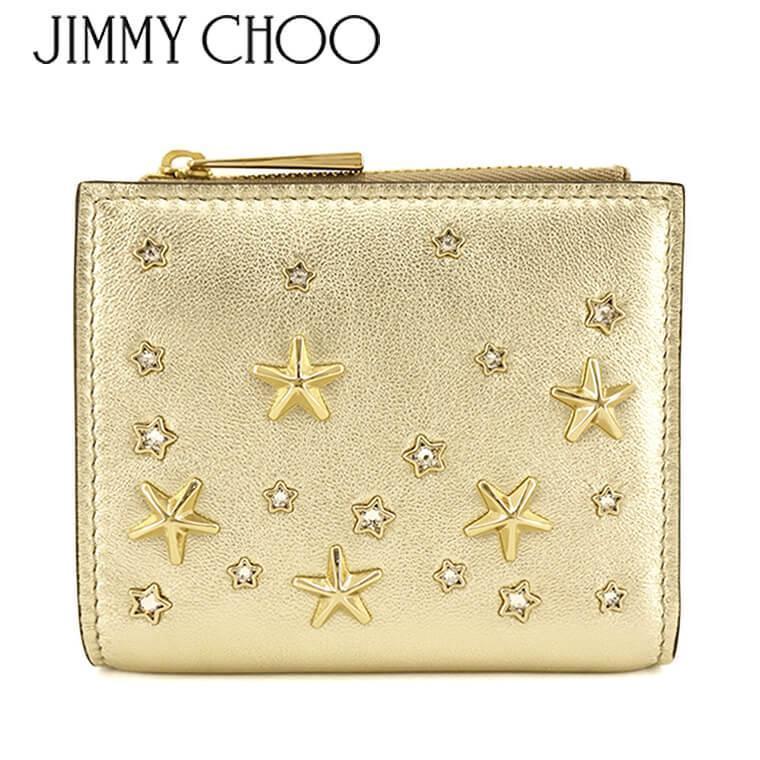 JIMMY CHOO（ジミーチュウ） レディース 2つ折り財布 HANNI AUR LIGHT 