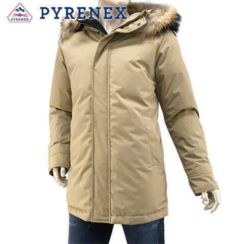 ピレネックス Pyrenex メンズ ダウンジャケット Hmm039 ベージュ Barley セール 19aw Khabarbani Com