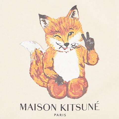 MAISON KITSUNE 完売御礼 メゾンキツネ ユニセックス トート MAISON KITSUNE 完売御礼 メゾンキツネ ユニセックス トート