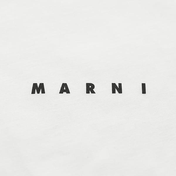 マルニ MARNI メンズ Tシャツ MARNI LOGO ORGANIC COTTON JERSEY HUMU0198PD USCS87 LILY WHITE ホワイト LOW01｜worldclub｜07