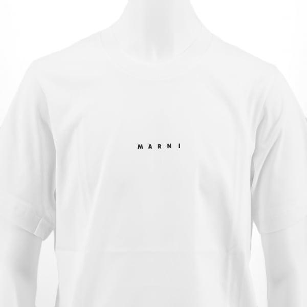 マルニ MARNI メンズ Tシャツ MARNI LOGO ORGANIC COTTON JERSEY HUMU0198PD USCS87 LILY WHITE ホワイト LOW01｜worldclub｜09