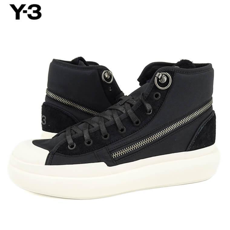 Y-3 ワイスリー メンズ スニーカー AJATU COURT HIGH ID4208 ブラック  